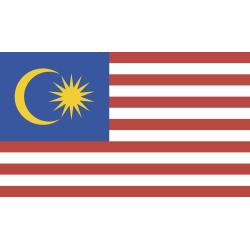 Autocollant Drapeau Malaisie