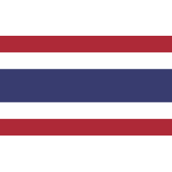 Autocollant Drapeau Thailand