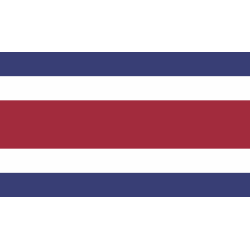 Autocollant Drapeau Costa Rica