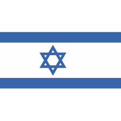Autocollant Drapeau Israël 1