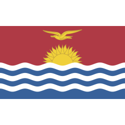 Autocollant Drapeau Kiribati