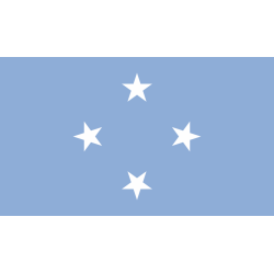 Autocollant Drapeau Micronésie