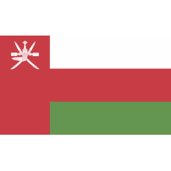 Autocollant Drapeau Oman