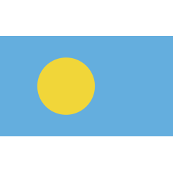 Autocollant Drapeau Palaos