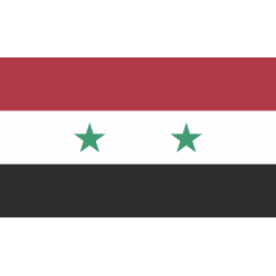 Autocollant Drapeau Syrie