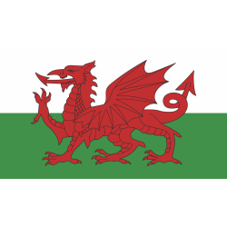 Autocollant Drapeau Pays De Galles