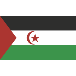 Autocollant Drapeau Sahara Occidental