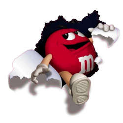 m&m's rouge