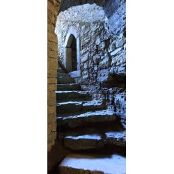 Sticker Porte Escalier En Trompe oeil 3