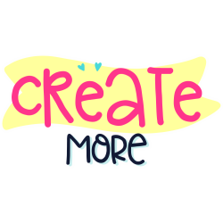 Autocollant Create More