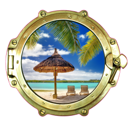 Sticker Trompe Oeil Hublot 4