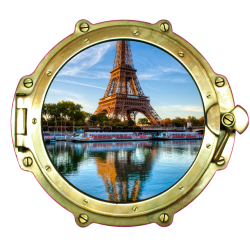 Sticker Trompe Oeil Hublot 6