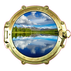 Sticker Trompe Oeil Hublot 15