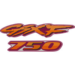 Autocollants SUZUKI GSXF 750