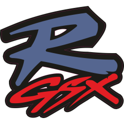 Autocollant SUZUKI GSXR Noir