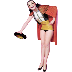 Autocollant pinup-14