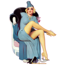 Autocollant pinup-15