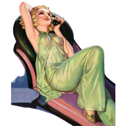 Autocollant pinup-16