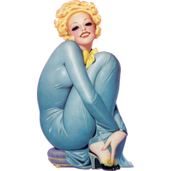 Autocollant pinup-20