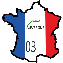 Stickers Allier ( Auvergne )