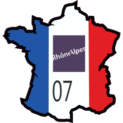 Stickers Ardeche (Rhone Alpes)
