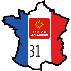 Stickers Haute-Garonne (Midi-Pyrenees)