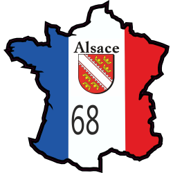 Stickers Haut-Rhin ( Alsace )