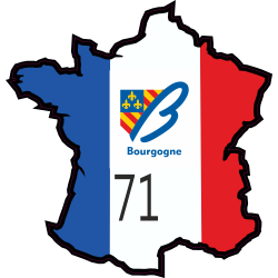 Stickers Saone et Loire (Bourgogne)