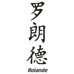 Prenom Chinois Rolande