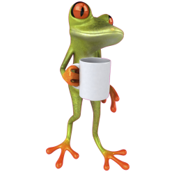 Autocollants grenouilles