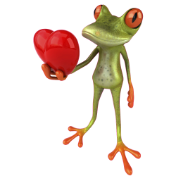 Autocollants grenouilles