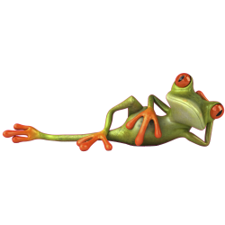 Autocollants grenouilles