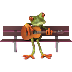 Autocollants grenouilles