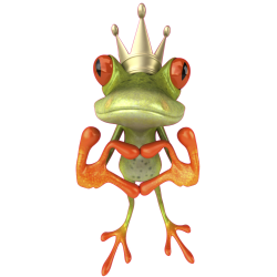 Autocollants grenouilles