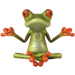 Autocollants grenouilles