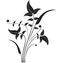 Sticker mural plante