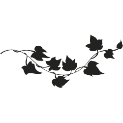 Sticker mural feuille