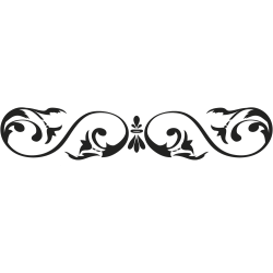 Sticker mural baroque