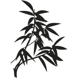 Sticker mural plante