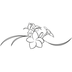 Sticker mural floral