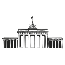 Sticker geant Brandebourg