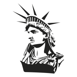 Sticker geant statue de la liberte