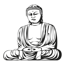 Sticker geant Boudha