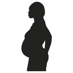 Sticker mural geant africaine