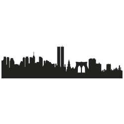 Stickers Mural Geant Manhattan