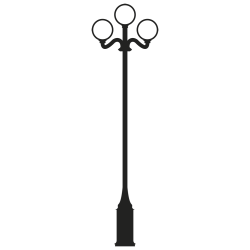 Stickers Mural Geant Candelabre