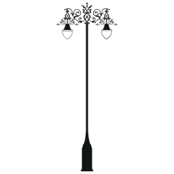 Stickers Mural Geant Candelabre