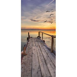 Sticker Porte Pont En Trompe Oeil 4