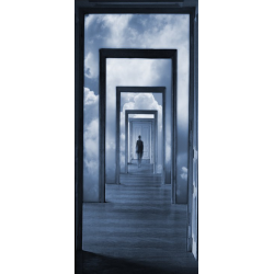 De Portes Avec Silouhette