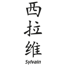 Prenom Chinois Sylvain